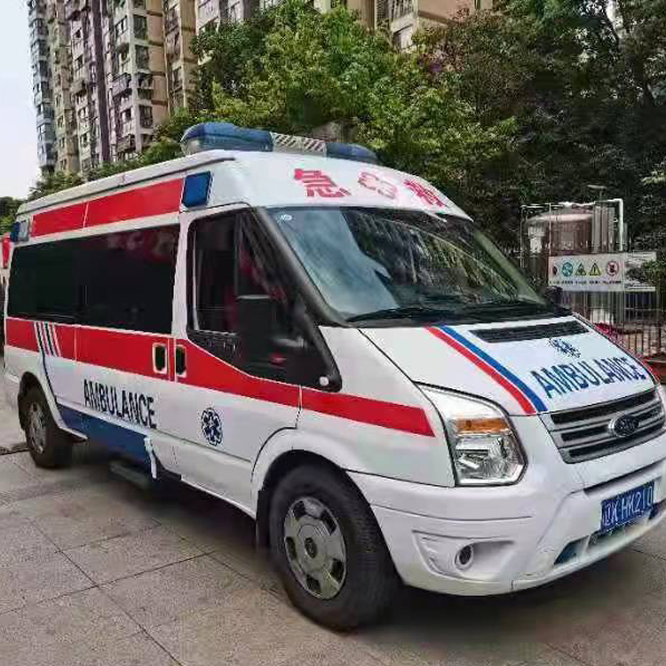 洪山长途救护车护送病人返乡